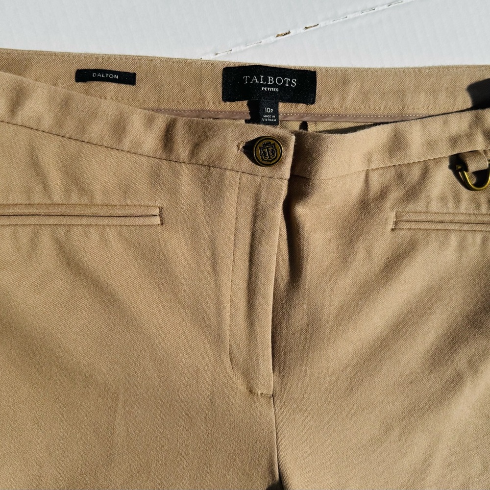 Talbots Petite Tan Trousers